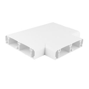 Chamfered Dado Trunking Flat Tee White for ACD 5