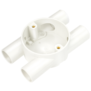 20 mm PVCu Conduit H Box White