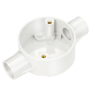 20 mm PVCu Conduit Through Box White