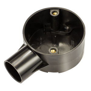 25 mm PVCu Conduit Terminal Box Black