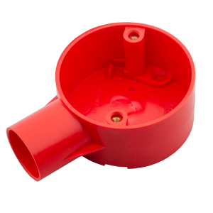 25 mm PVCu Conduit Terminal Box Red