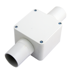 32 mm PVCu Conduit Through Box White
