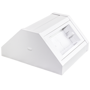 2 Gang Dual Bench Trunking Unit White