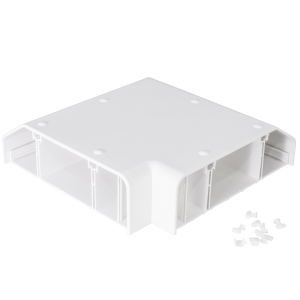 Skirting Trunking Downward Flat Angle White for ASKT 3