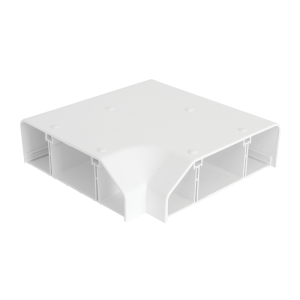 Skirting Trunking Upward Flat Angle White for ASKT 3