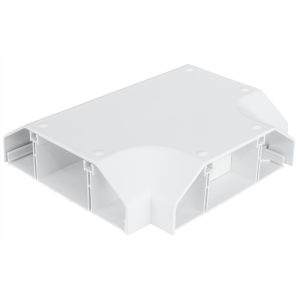Chamfered Dado Trunking Flat Tee White for ACD 2