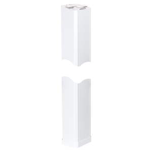 3.6m PVCu Power Pole White