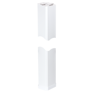 3m PVCu Power Pole White