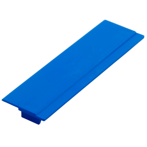 Part M Compliant Contrast Plate for 3 Compartment Trunking Blue