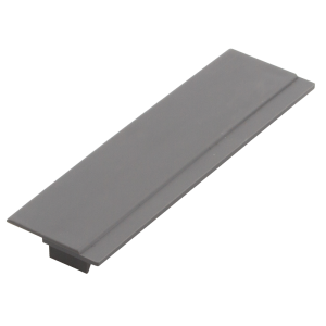 Part M Compliant Contrast Plate for 3 Compartment Trunking Grey
