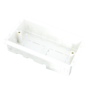 2 Gang 40 mm Outlet Box