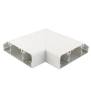 Skirting Trunking Downward Flat Angle White for BSKT 3