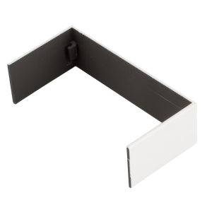 100 mm x 50 mm Aluminium Campus Trunking External Coupler White