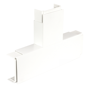 100 mm x 50 mm Maxi Trunking Fabricated Flat Tee White
