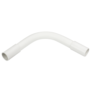 25 mm PVCu Heavy Gauge Normal Bend White