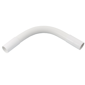 38 mm PVCu Heavy Gauge Normal Bend White