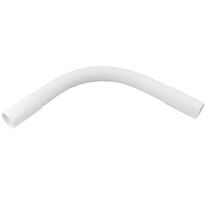 50 mm PVCu Heavy Gauge Normal Bend White