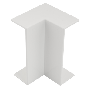 100 mm x 30 mm Campus Trunking Moulded Clip On Internal Angle White