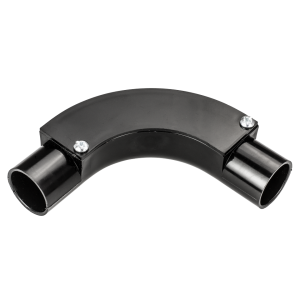 25 mm PVCu Conduit Inspection Bend Black - Image 1