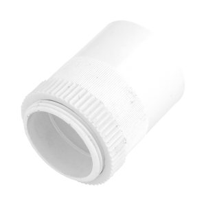 32 mm Male Adaptor with Lockring White - Image 1