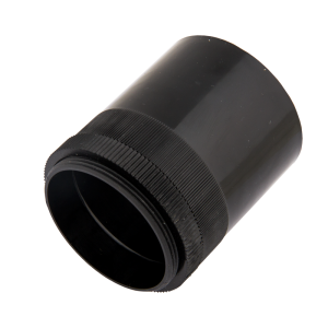 50 mm Male Adaptor with Lockring Black