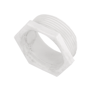 32 mm Screwed Male Bush White