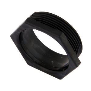 38 mm Screwed Male Bush Black