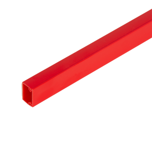 25 mm x 16 mm PVCu Self Adhesive Mini Trunking Red (3m Length)