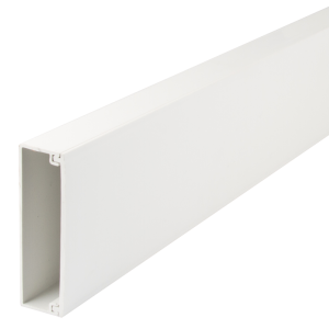 100 mm x 30 mm PVCu Maxi Trunking White (3m Length)