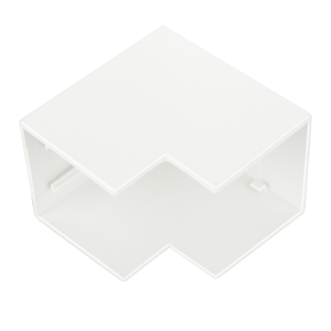 50 mm x 50 mm Maxi Trunking Moulded Clip On External Angle White