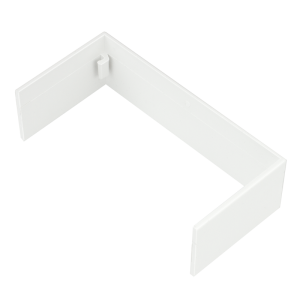 100 mm x 50 mm Maxi Trunking External Coupler White