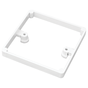 1 Gang Extension Collar Round Corners 10 mm