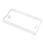 2 Gang Extension Collar Round Corners 10 mm