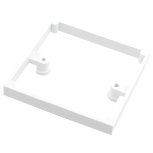 1 Gang Extension Collar Square Corners 10 mm