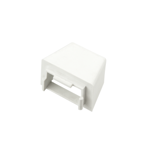16 mm x 16 mm Mini Trunking Surface Box Adaptor White