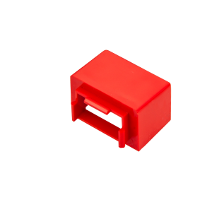 25 mm x 16 mm Mini Trunking Surface Box Adaptor Red - Image 1