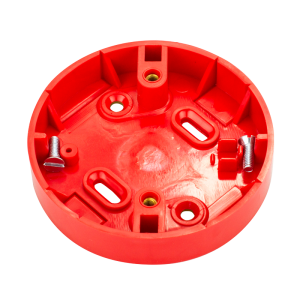 25 mm x 16 mm/38 mm x 16 mm Mini Trunking Ceiling Rose Adaptor Red
