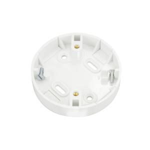 25 mm x 16 mm/38 mm x 16 mm Mini Trunking Ceiling Rose Adaptor White - Image 1