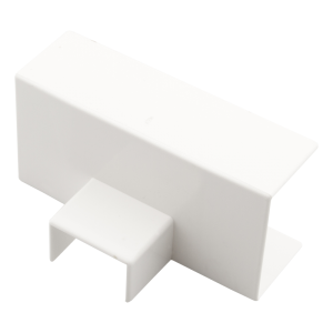 38 mm x 16 mm Mini Trunking Ceiling Tee White - Image 1