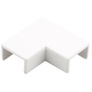 10 mm x 16 mm Mini Trunking Flat Bend White