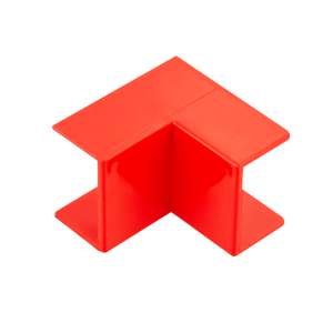 25 mm x 16 mm Mini Trunking Internal Bend Red