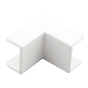 10 mm x 16 mm Mini Trunking Internal Bend White