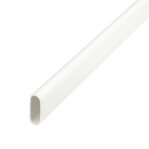 25 mm PVCu Oval Conduit White (3m Length)