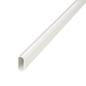 32 mm PVCu Oval Conduit White (3m Length)