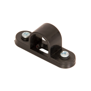 20 mm PVCu Conduit Spacer Bar Saddle Black - Image 1