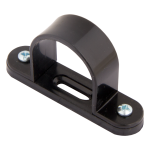 38 mm PVCu Conduit Spacer Bar Saddle Black