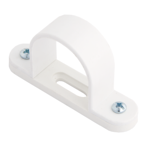 38 mm PVCu Conduit Spacer Bar Saddle White
