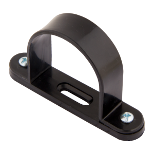 50 mm PVCu Conduit Spacer Bar Saddle Black