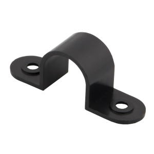 20 mm PVCu Conduit Strap Saddle Black