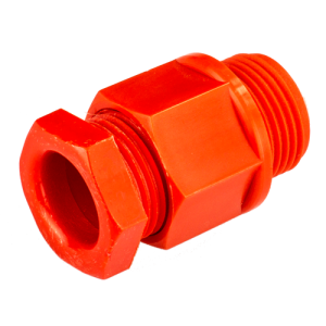 20 mm IP55 Nylon Compression Gland Large Red